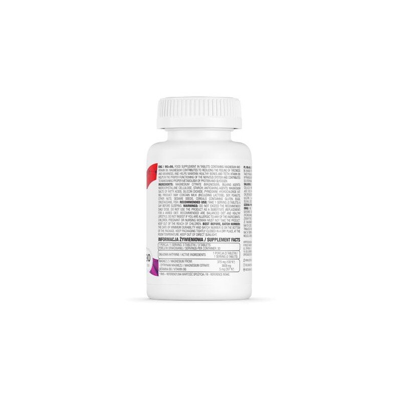 Mg + B6, 90 Comprimate, OstroVit